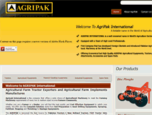 Tablet Screenshot of agripak.com.pk